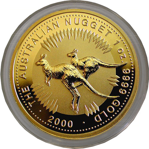 Золотая монета Кенгуру 1 унция 2000 год