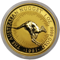 Золотая монета Кенгуру 1 унция 1997 год