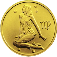 Золотая монета России «Дева» 7,78 грамм