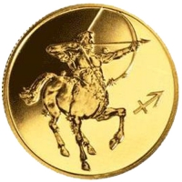Золотая монета России «Стрелец» 7,78 грамм