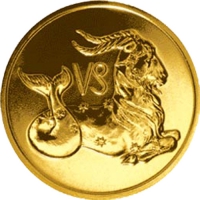 Золотая монета России «Козерог» 7,78 грамм