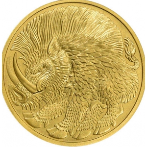 Золотая монета Вепрь Камерун 1/4 унции 2022 год