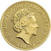 Золотая монета Десять Зверей Королевы 1 унция 2021 год