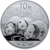 Серебряная монета «Китайская Панда» 1 oz