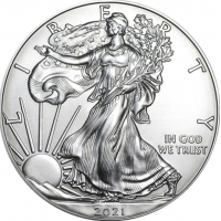 Серебряная монета «Американский Орел» 2013г. 1 oz