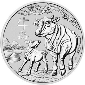 Серебряная монета «Австралийский Лунар» 5 oz