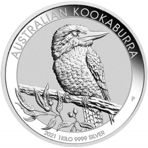 Серебряная монета «Австралийская Кукабарра» 1000 грамм