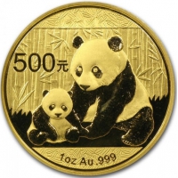 Золотая монета «Панда» 1 oz 2012г.