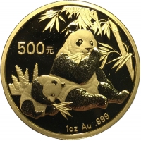 Золотая монета «Панда» 1 oz