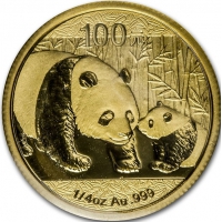 Золотая монета «Панда» 1/4 oz