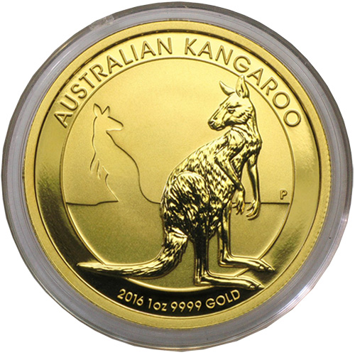 Золотая монета Кенгуру 1 унция 2016г.