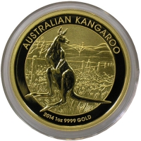 Золотая монета Кенгуру 1 унция 2014 год