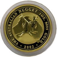 Золотая монета «Кенгуру» 1 oz 2002г.