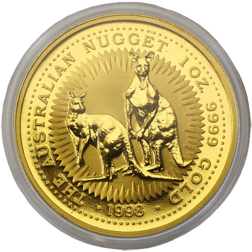 Золотая монета «Кенгуру» 1 oz 1998г.