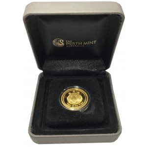 Золотая монета «Лунар-2 год Тигра Пруф» 1/4 oz 2010г.