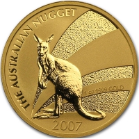 Золотая монета «Кенгуру» 1 oz 2007г.