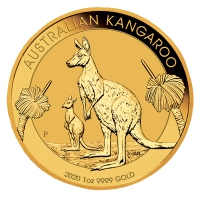 Золотая монета «Кенгуру» 1 oz 2020г.