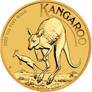 Золотая монета Кенгуру 1 унция 2022 год