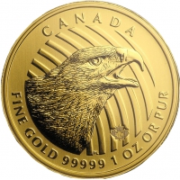 Золотая монета «Золотой орёл» 1 oz 2018г.